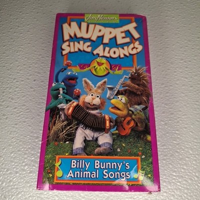 Muppet Sing Alongs - Billy Bunny's Animal Songs (VHS, 1993) Sesame ...