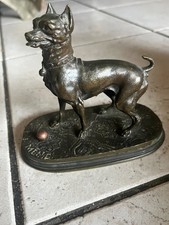 Pierre-Jules MÈNE (1810-1879): bronze "chien la balle" fonte atelier MENE