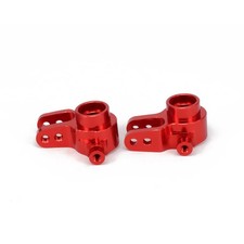 2x Alloy Steering Hub Carrier 6837 Red for 1/10 Traxxas Slash 4x4 Upgrade Parts