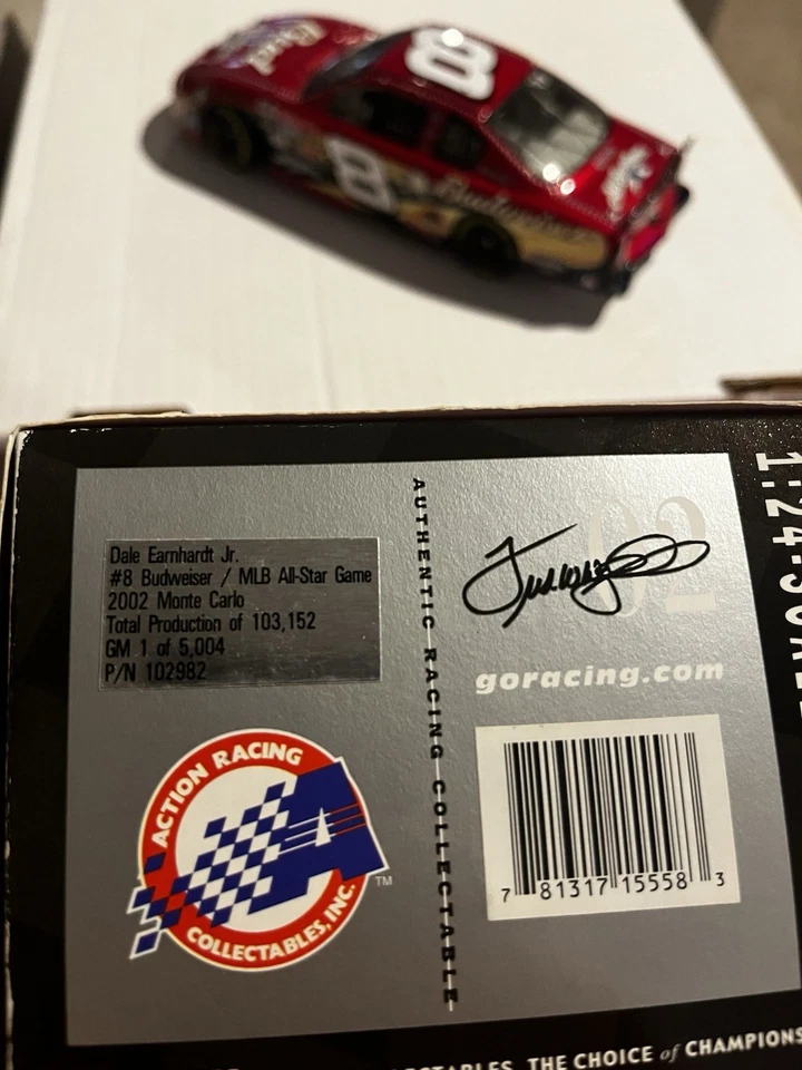 Dale Earnhardt Jr. 2002 Monte Carlo Budweiser / MLB All-Star Game - Image 4 of 4