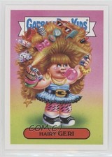 2018 Garbage Pail Kids We Hate the '80s Fashions & Fads Sticker Hairy Geri 2u6