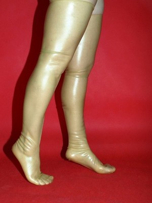 Strümpfe stockings Latex 100% Unisex   viele farben Strümpfe 0.6mm