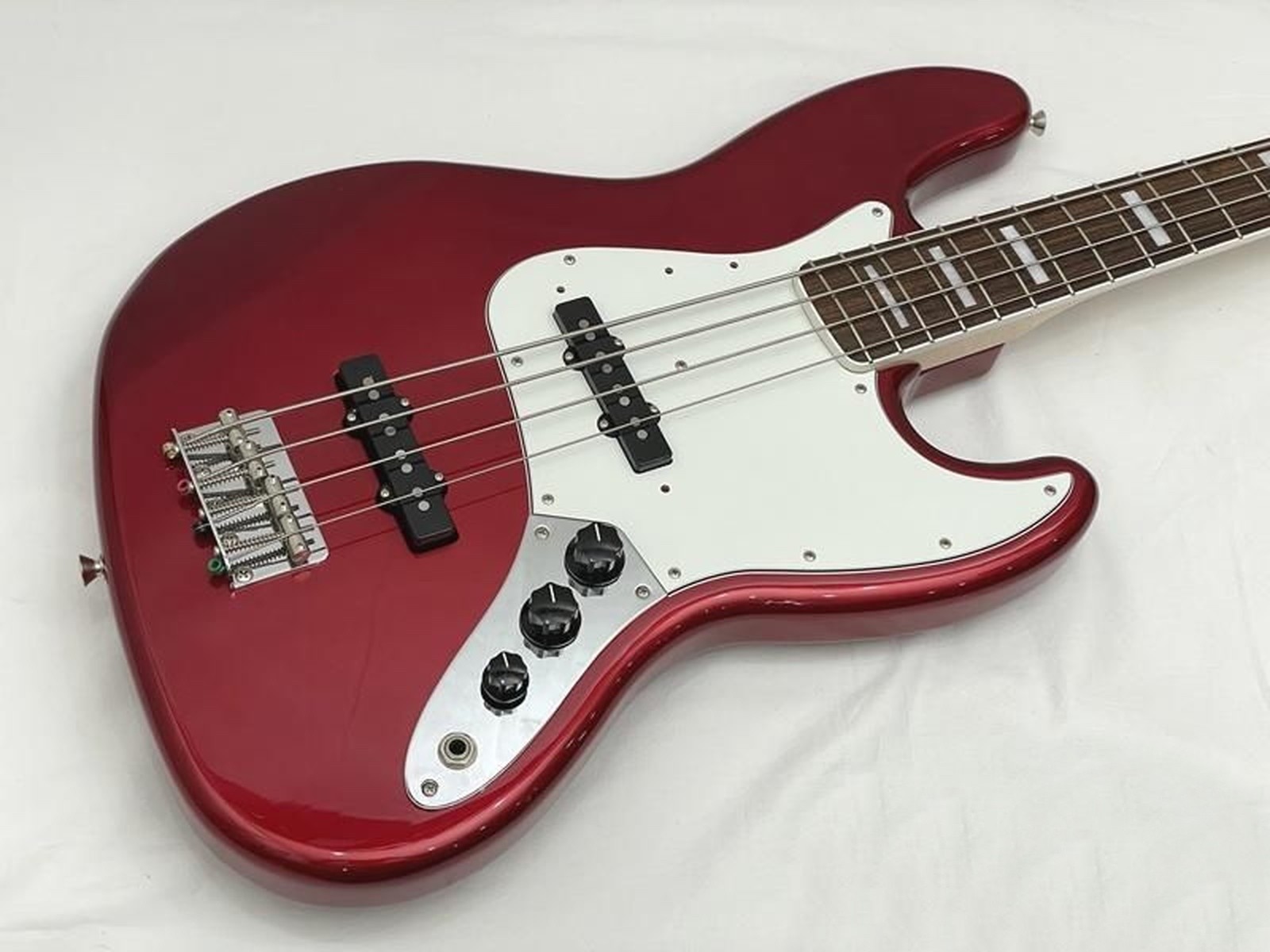 Fender MIJ Traditional II 70s Jazz Bass Used Alder Candy Apple Red w/Soft Case