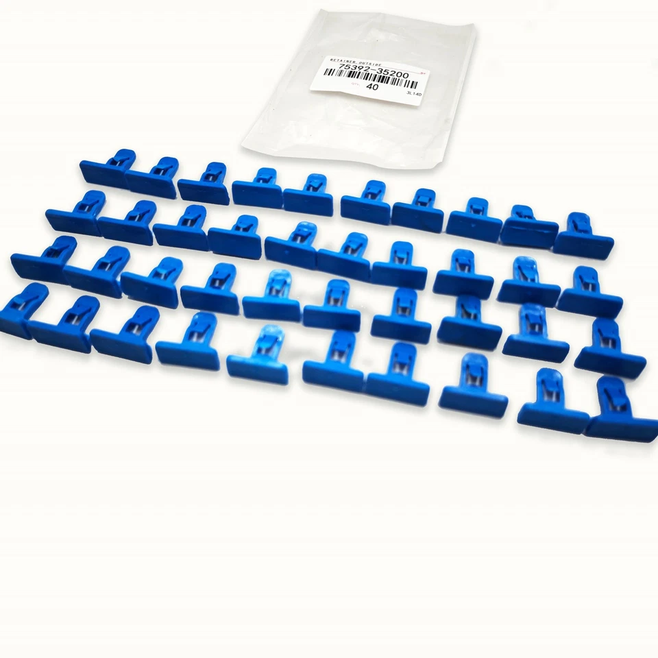 40Pack Bumper Moulding Clips Retainer Fastener For Toyota Replaces 75392-35200 A - Imagem 4 de 4