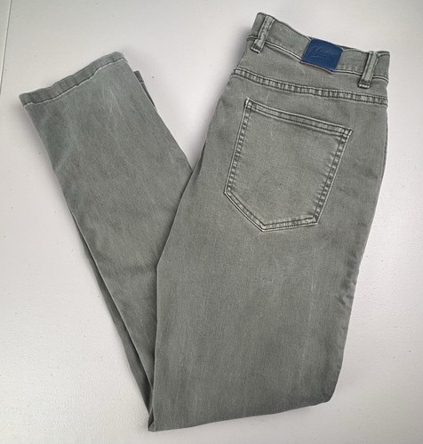 Mugsy Jeans Herren 33x32 grün klassisch bequem Stretch gerade Hydes FLX8NHG