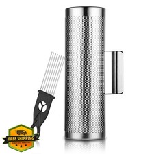 Vangoa Metal Guiro 12" x 4" Stainless Steel w/ Scraper