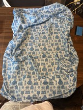 PRE-OWNED monsters Inc Crib/fitted Sheet- SEE PICTURES FOR FLAWS