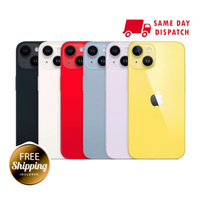 Apple iPhone 14 128GB/512GB Unlocked - Midnight, Starlight, (PRODUCT)RED