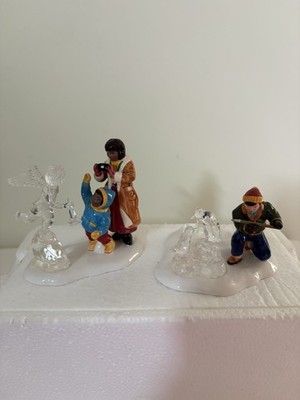 Department 56 Snow Village Snow Carnival Ice Sculptures #54868 Vintage
