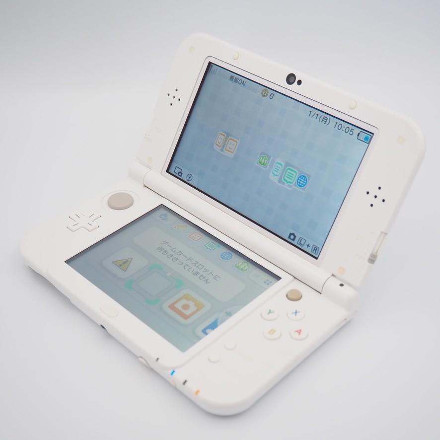 Dual IPS] New Nintendo 3DS XL LL Pearl White Console Tested