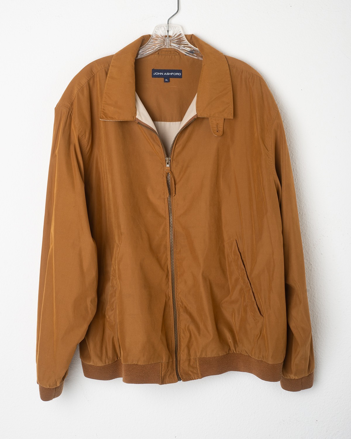 John Ashford Zip Up Jacket XL  Water Repellent, Microfiber Polyester Nylon
