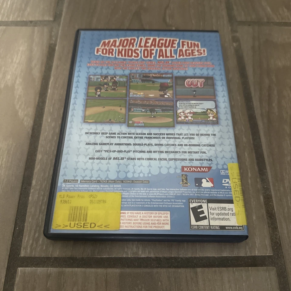 MLB Power Pros - PlayStation 2 PS2 Complete CIB - Image 4 of 4