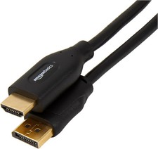 Amazon Basics DisplayPort Source to HDMI Display Cable 3 Foot Black