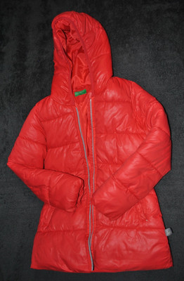 Steppjacke von United Colors of Benetton - rot - Größe 140 Kinder von 8-9 Jahre