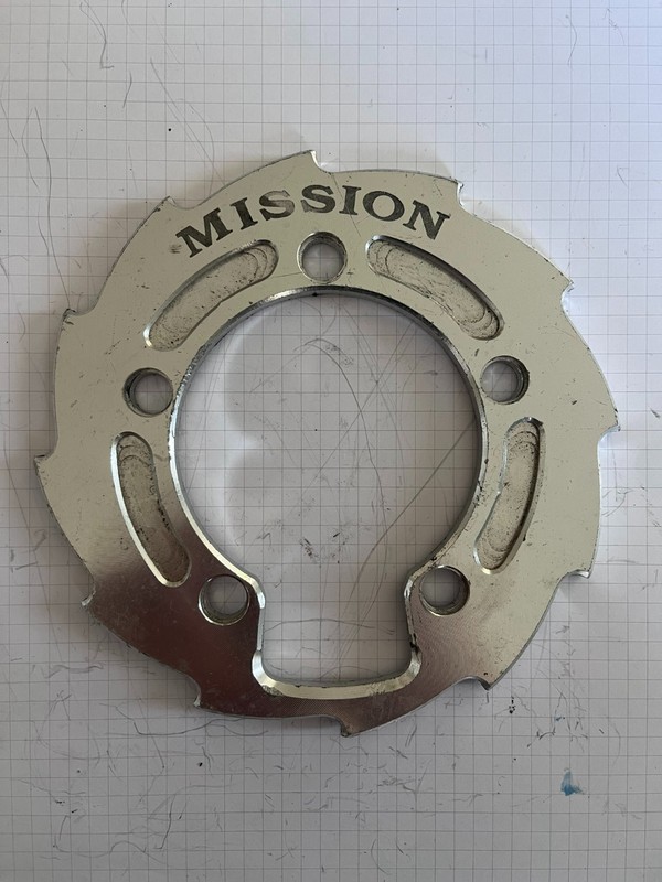 Mountain Bike Bashguard, 5 bolt spider, fits up to 32t chainrings.