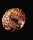 ♤ Extremely Detailed Handcarved Haida Salmon & Orca In Copper By Alfred Seaweed♤ — photo 3