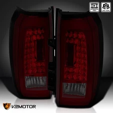 Red/Smoke Fits 2015-2020 GMC Yukon XL Denali LED Tail Lights Brake Lamp LED Tube