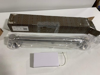 Brizo 69410 Traditional 18'' Grab Bar with Hidden Screws Luxe Nickel Bathroom Har