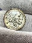 1919 Full Horn AU/UNC Toned Buffalo Nickel -  Nice Better Date US Coin!