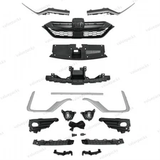 18PC For CR-V 2020-2022 Radiator Support Cover Grille Fog light Bumper Moldings