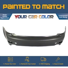 For 2009-2013 Lexus IS250 IS350 Rear Bumper Painted to Match