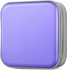 48  Capacity Hard Plastic CD/DVD Binder for Car, Home  Travel