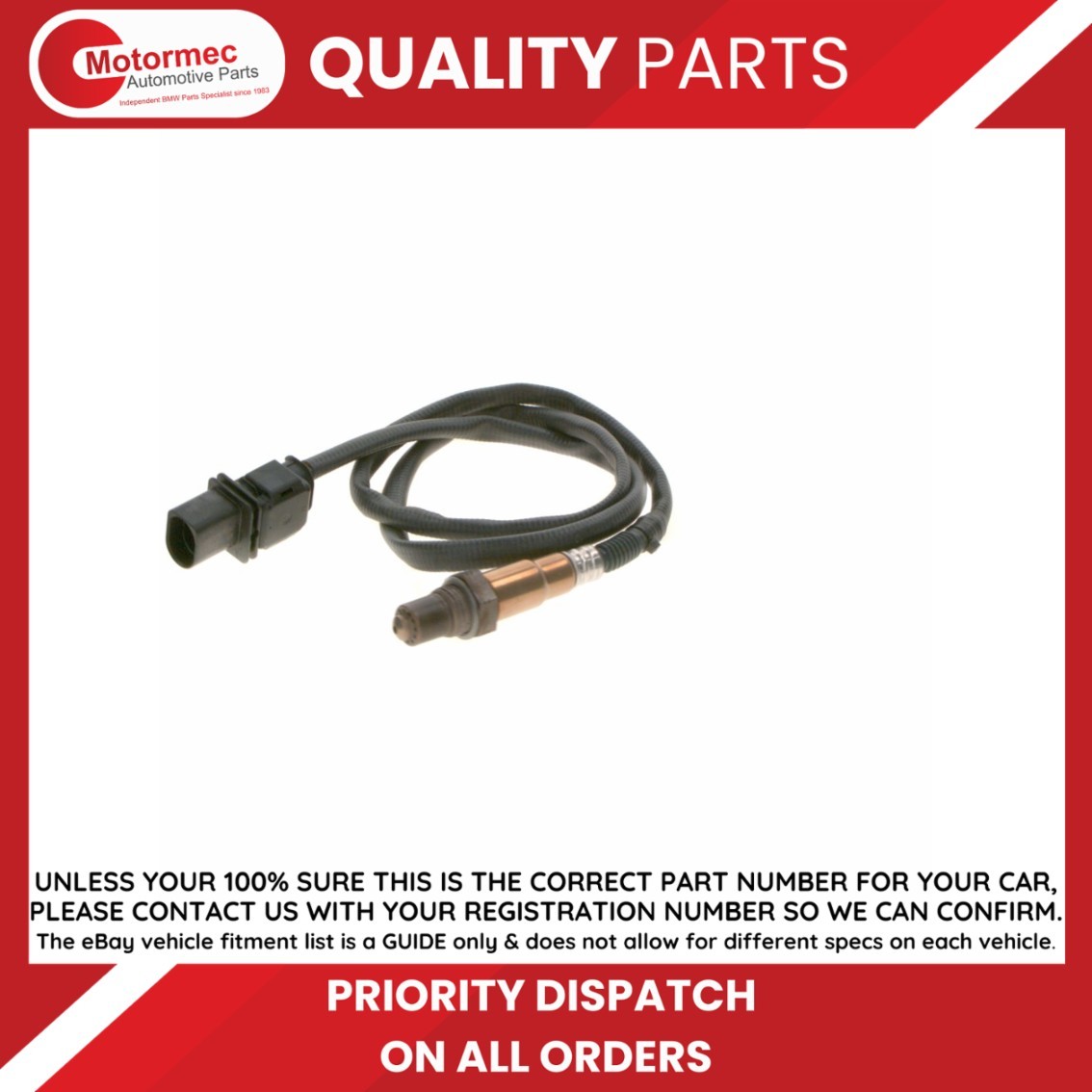 ✅Fits BOSCH 0 258 017 025 Oxygen Sensor 0 258 017 025 Lambda probe ( ⭐UK Seller⭐ - Image 16