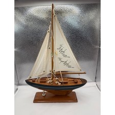 木制帆船模型古董模型船| eBay