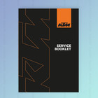 KTM Motorcycle Service History Book Blank