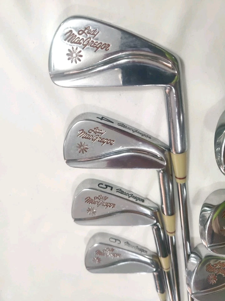EXCELLENT LADY MACGREGOR IRON SET 3-10 LADY MACGREGOR SHAFTS AND GRIPS - Image 2 of 4