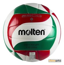 PALLONE VOLLEY MOLTEN 2500 VOLLEY SCHOOL MIS.5 – cod. V5M251-L col. bia/ross/ver