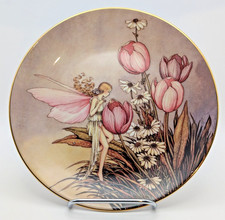 Royal Worcester Enchanted Fairy Glade 'Tulip Time in Fairyland' Bone China Plate