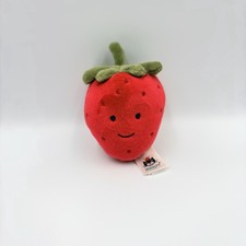 Jellycat Fabulous Fruit Strawberry - Soft Toy Play Food - Fruit Soft Toy 4”