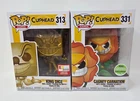 Cuphead Funko Pop Lot of 2, King Dice, Cagney Carnation