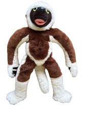 VTG Zoboomafoo ZOBOO Lemur Sifaka 35  Brown Jumbo Plush Puppet PBS Kids RARE