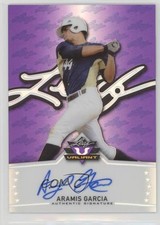 2014 Leaf Valiant Purple Prismatic 19/25 Aramis Garcia #BA-AG1 Auto 0af