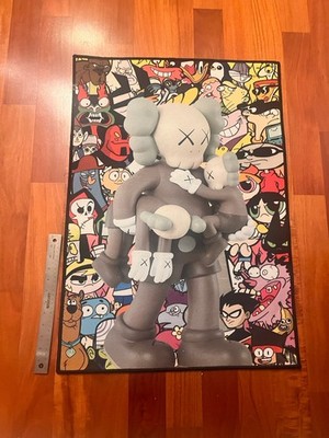 kaws clean slate carrying babies rug with cartoon network characters