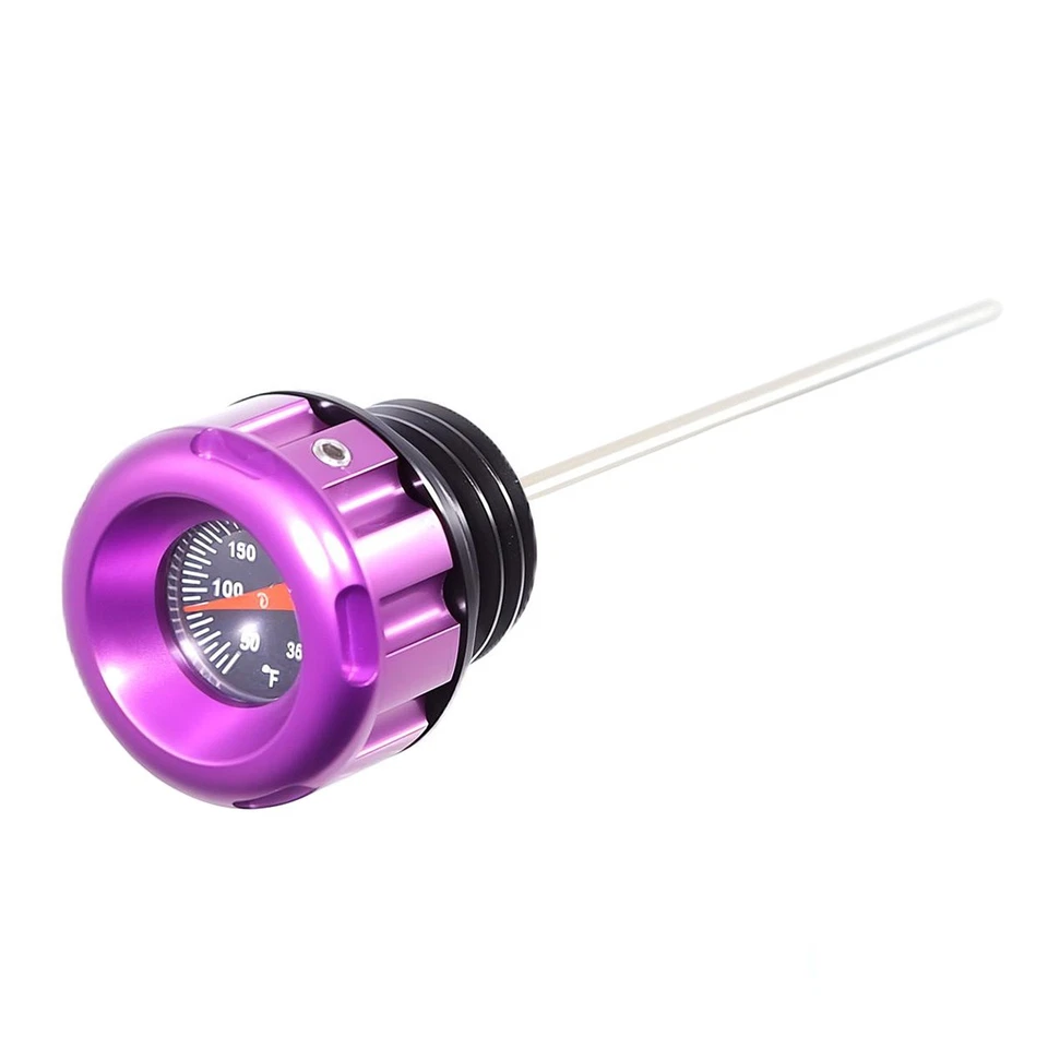 1 varilla de medición de temperatura de aceite púrpura para Harley Touring Road Glide 2017-2025 FLTRX Foto 2 de 4