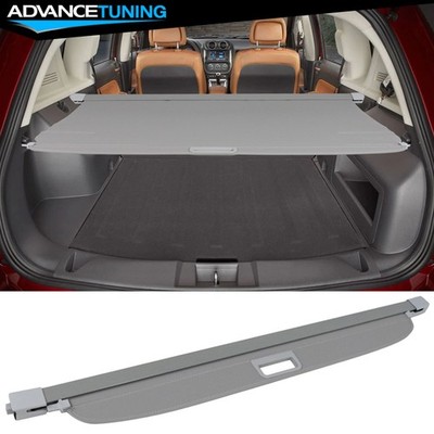 For 07-16 Jeep Compass 07-17 Patriot Grey Retractable Cargo Cover Security Shade
