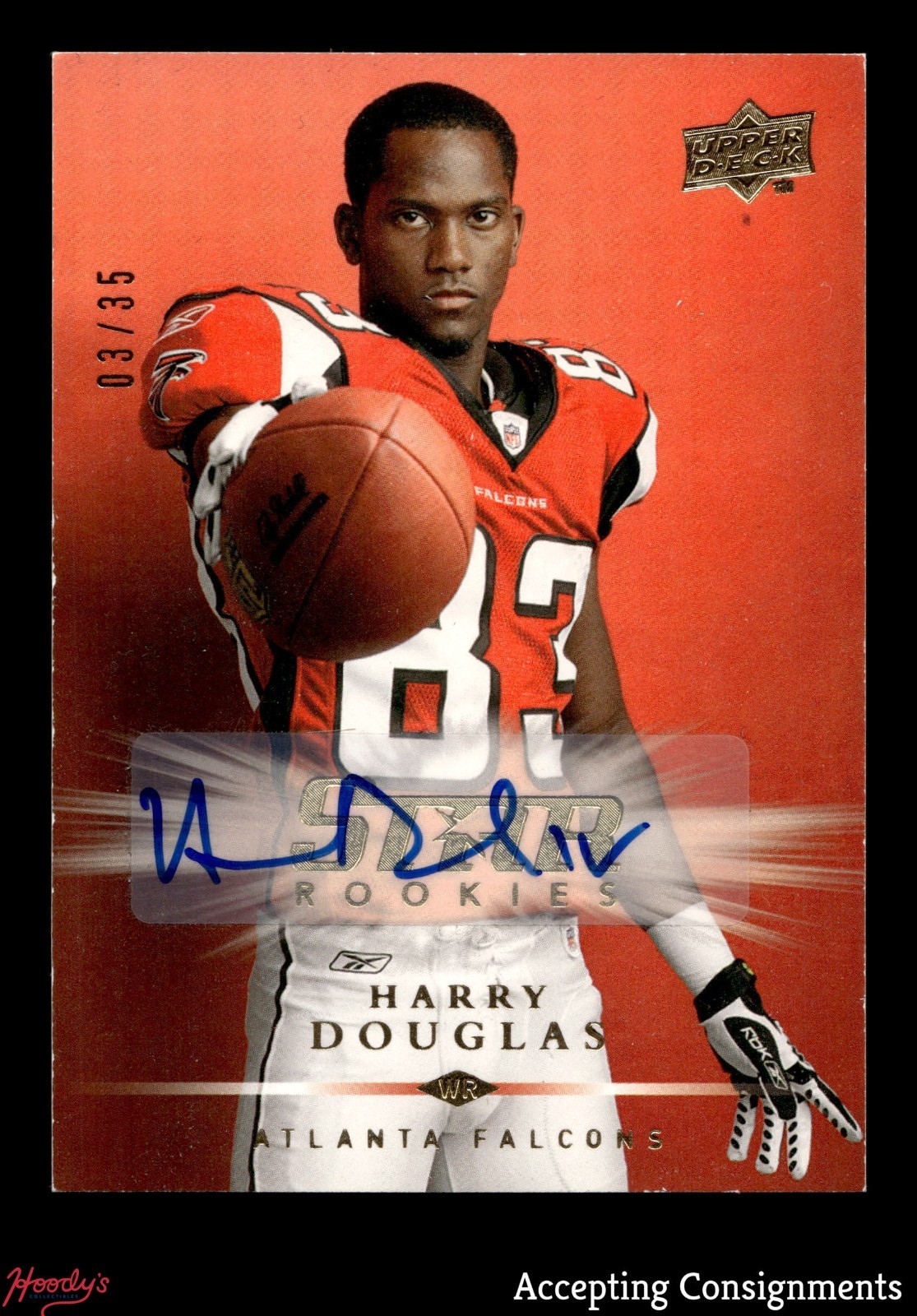 Harry Douglas Upper Deck #241 Autograph