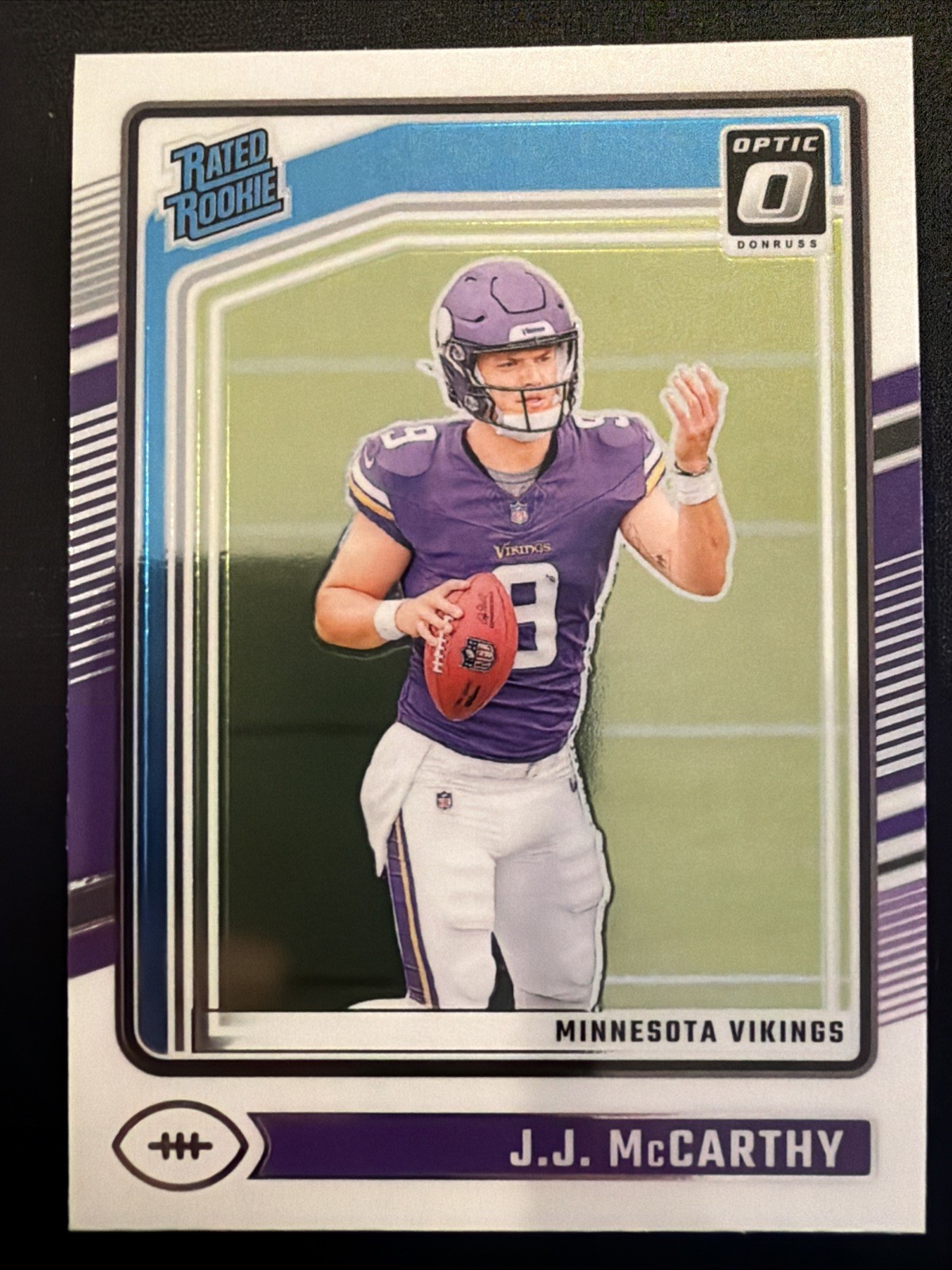 2024 Panini Donruss Optic - Rated Rookie J.J. McCarthy #235 (RC)