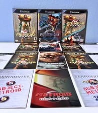 Metroid Prime 1 + 2 W/ Bonus Disc Lot Of 3 GameCube 100% Complete CIB - GC 100