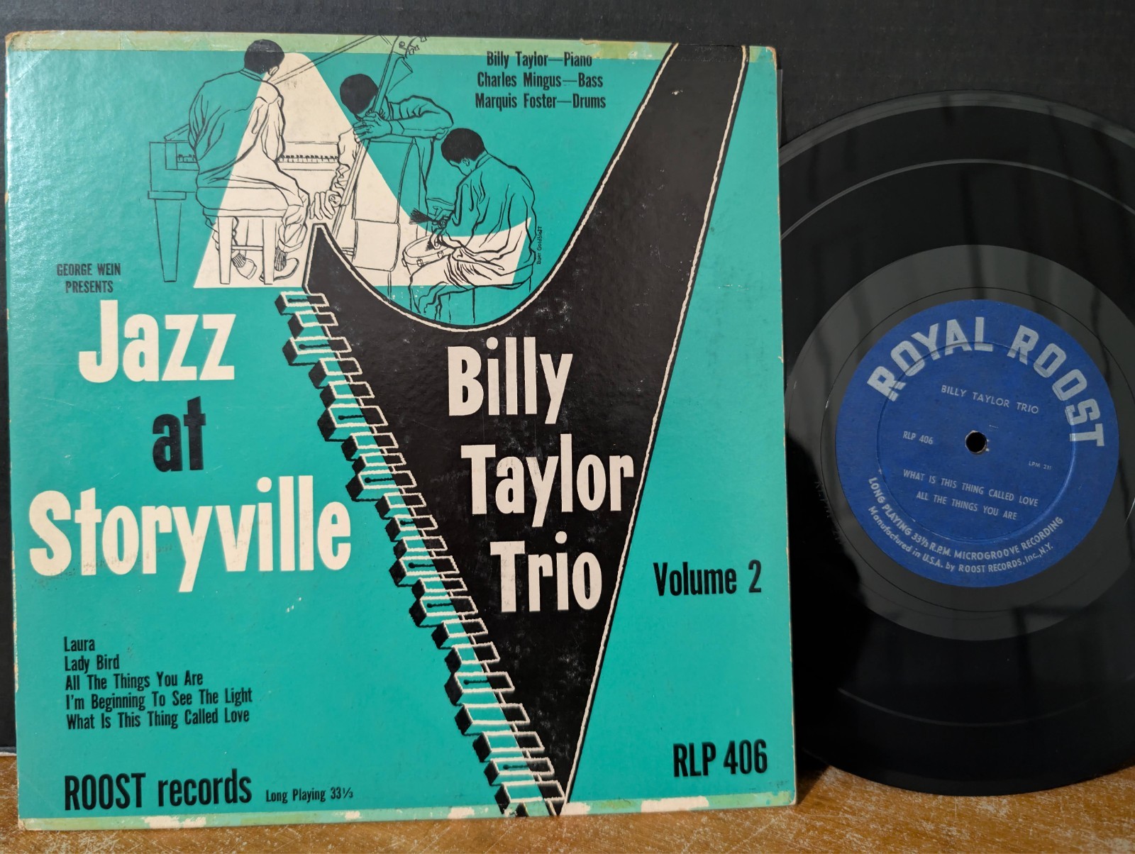 Billy Taylor Trio ‎– Jazz At Storyville Volume 2 Roost 1953 10" Charles Mingus