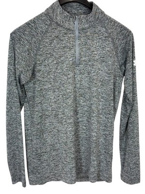Under Armour womens top size SM gray loose fit 1/4 zip pullover  exercis