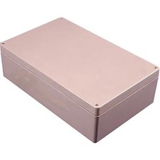 1PC HAMMOND MFG 1590ZGRP243 Enclosure,Box-Lid,Desktop,Polyester,Gray,15.75x