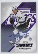 2024-25 Upper Deck Credentials Purple Auto 6/10 Trevor Moore #12 Auto 0nr3