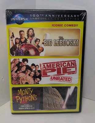 New! The Big Lebowski, American Pie, Monty Python's The Meaning of Life (DVD)