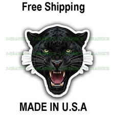Panther Head Vinyl Decal Sticker B