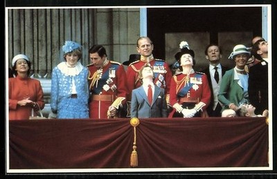 Buckingham Palace, After the Trooping, June 1981, Ansichtskarte 