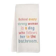 Dog Lovers Mom Gifts for Women Hand Towels, Funny Dog Owner Gifts Bathroom 
